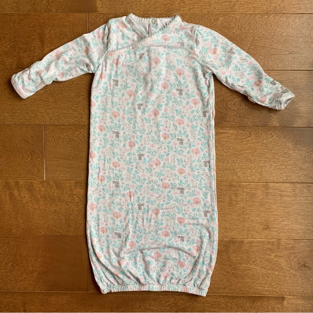 3/$10 ANGEL DEAR Baby girl sleep gown 0-3m